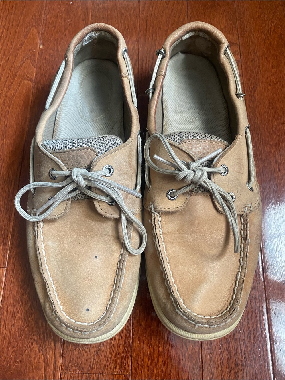 Sperry Women's Tan Leather Boat Shoes